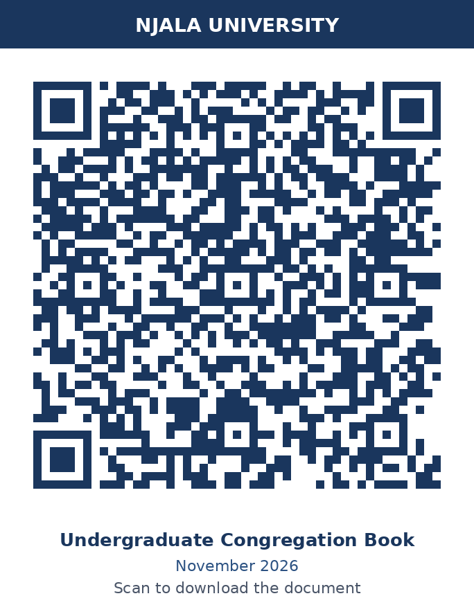 Undergraduate Congregation Book QR Code